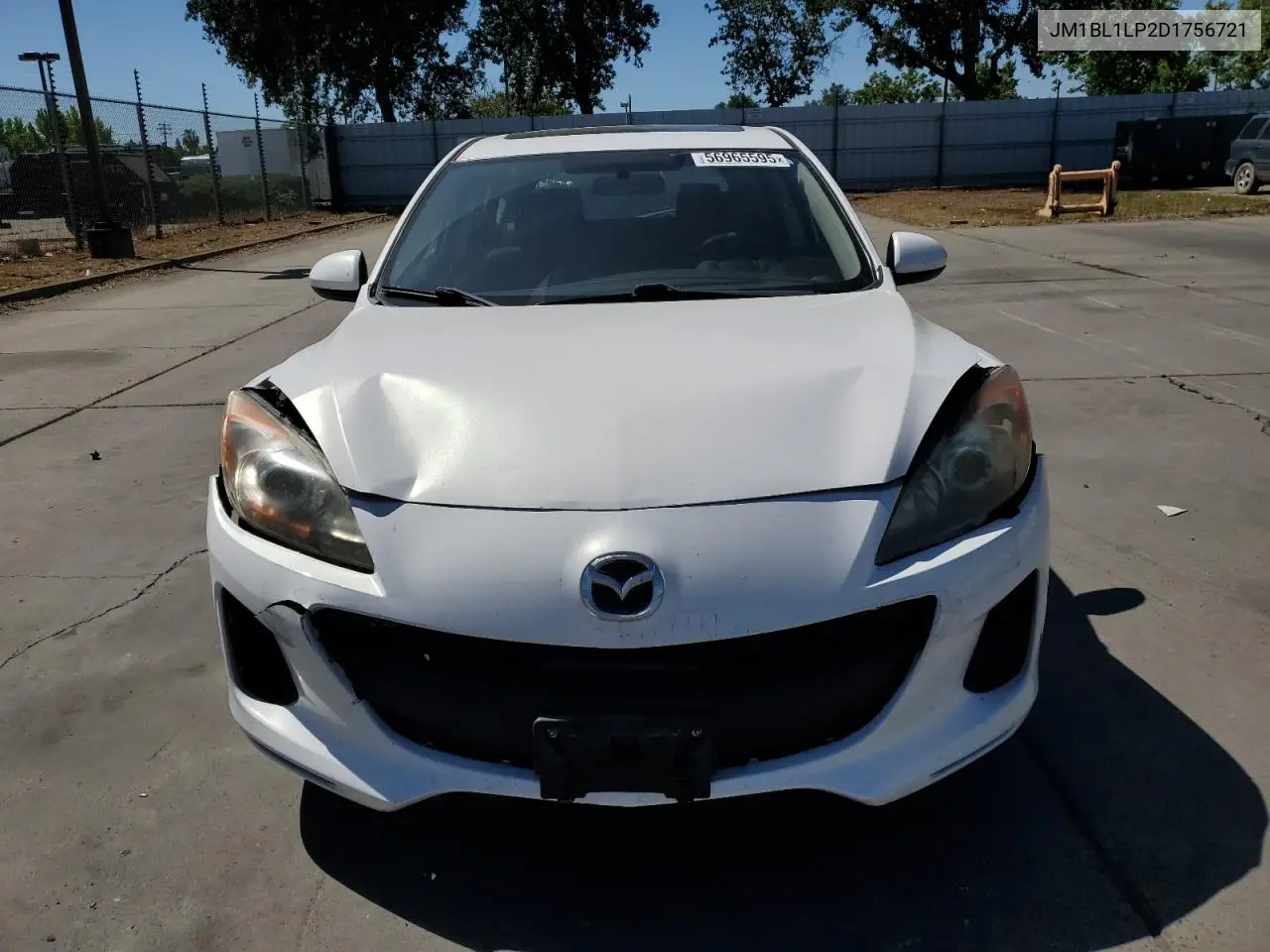 2013 Mazda 3 I VIN: JM1BL1LP2D1756721 Lot: 56965595