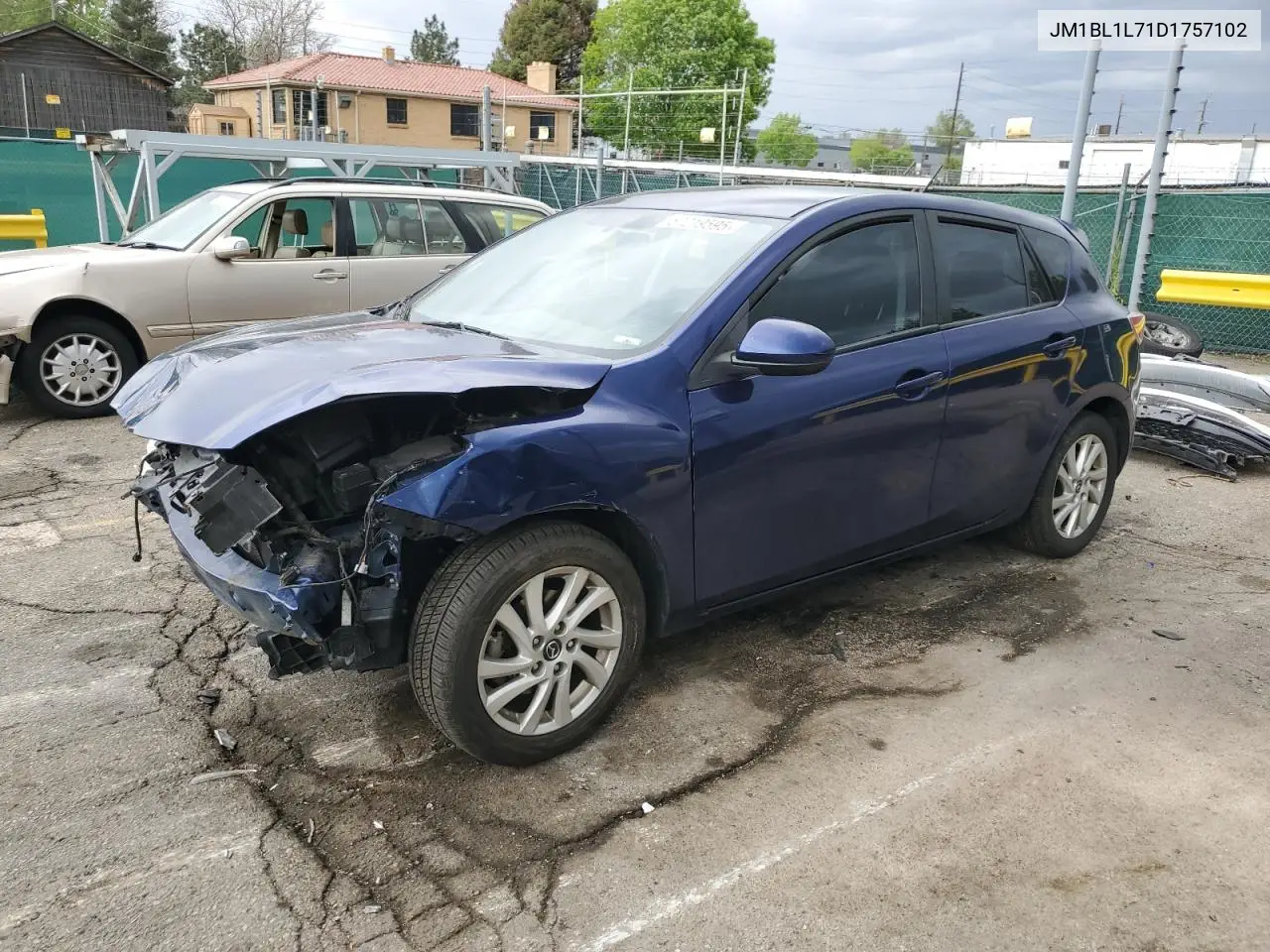 2013 Mazda 3 I VIN: JM1BL1L71D1757102 Lot: 57219595