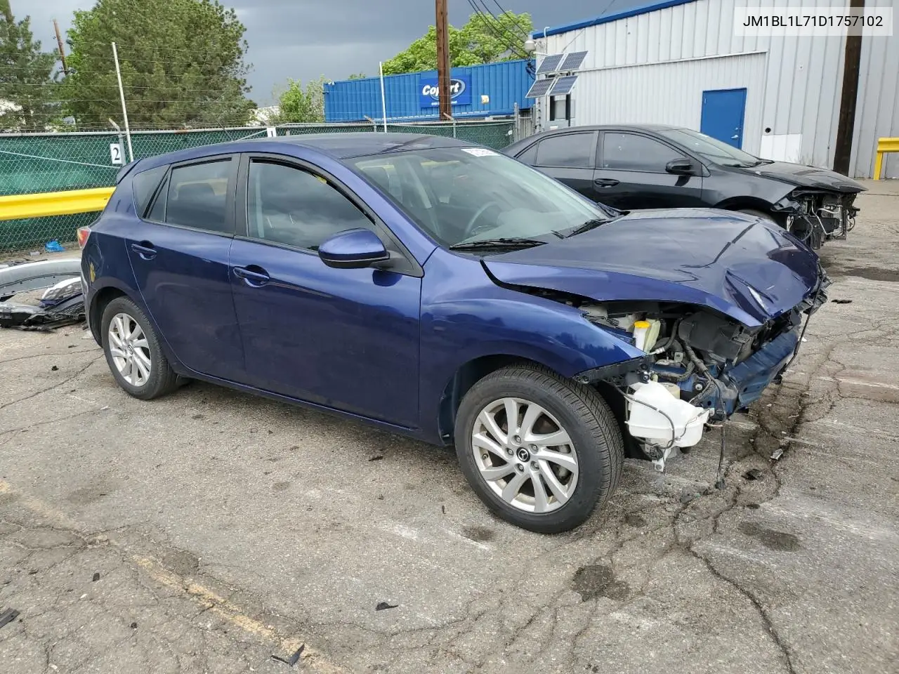 2013 Mazda 3 I VIN: JM1BL1L71D1757102 Lot: 57219595