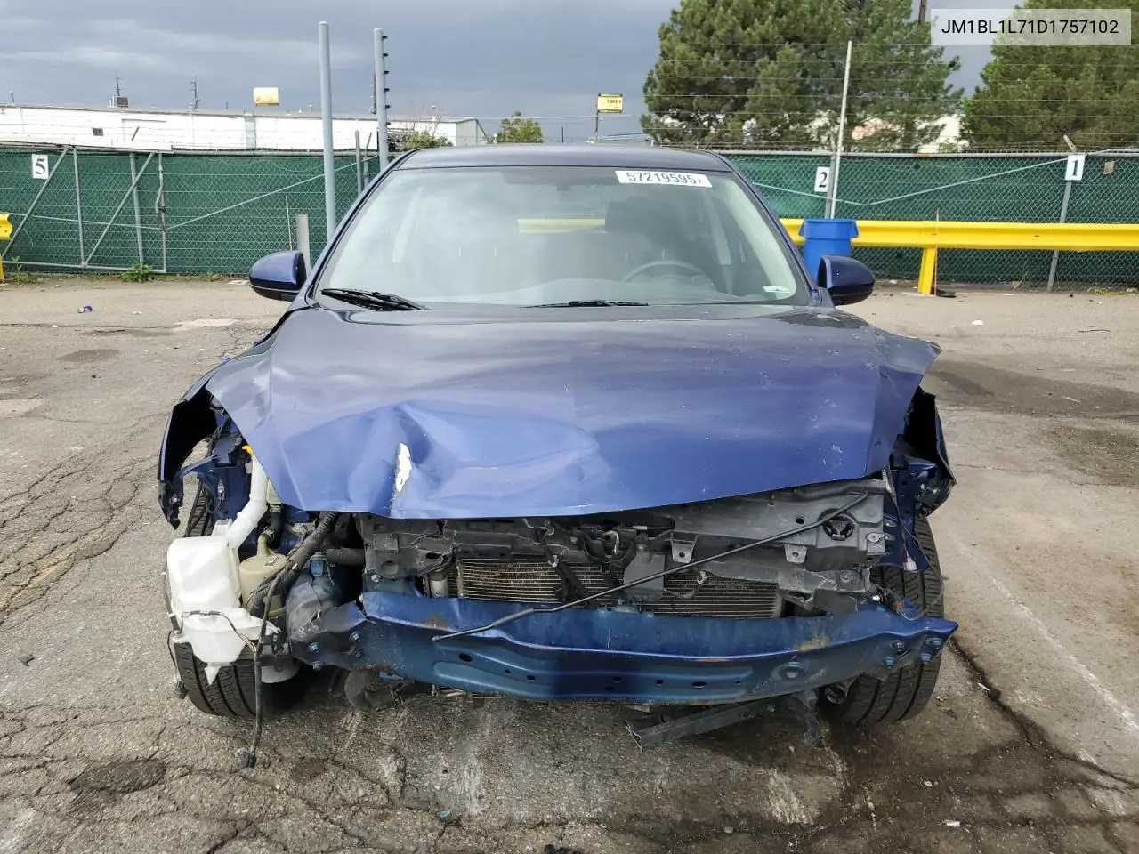 2013 Mazda 3 I VIN: JM1BL1L71D1757102 Lot: 57219595