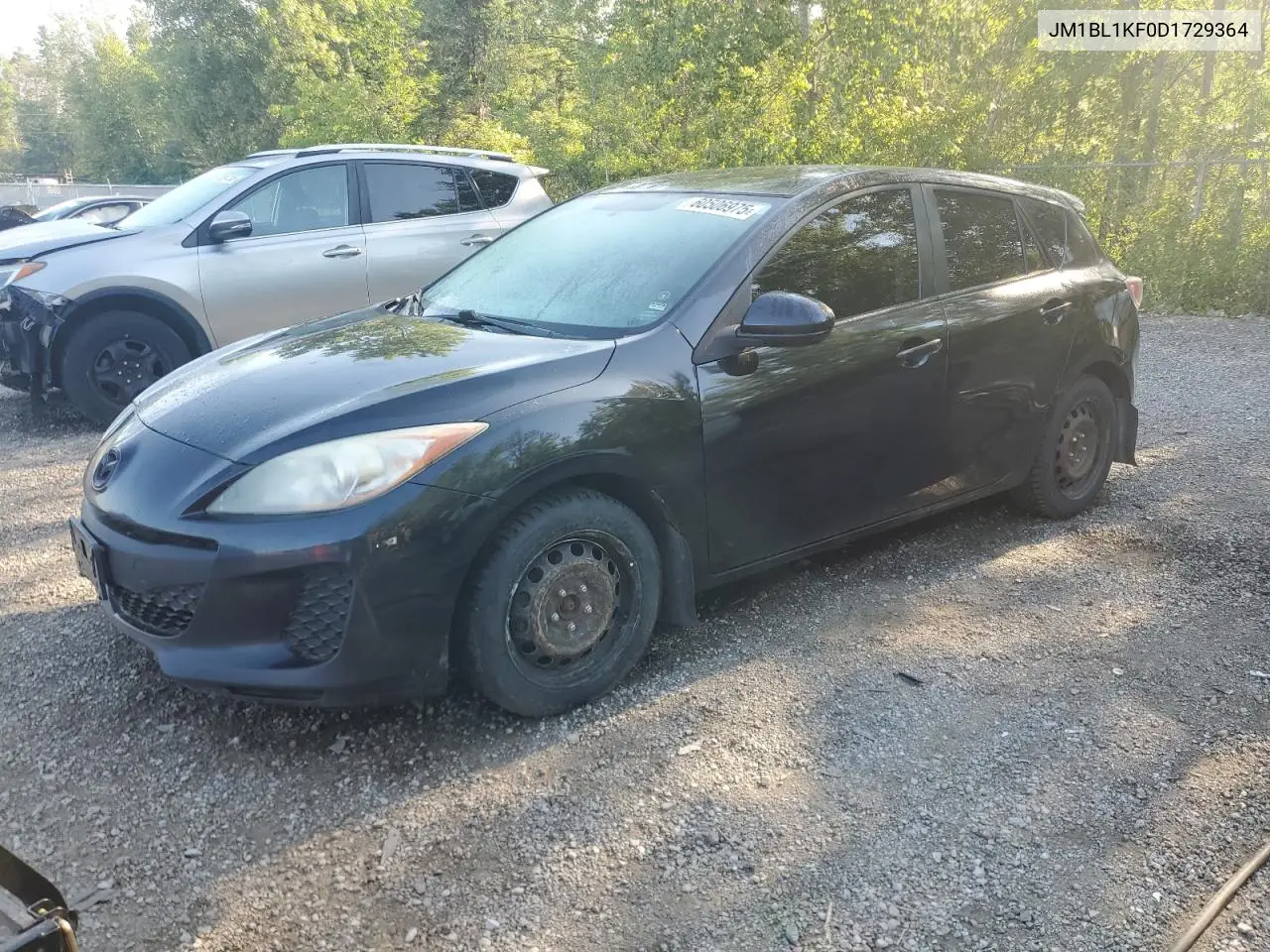 2013 Mazda 3 I VIN: JM1BL1KF0D1729364 Lot: 60506975