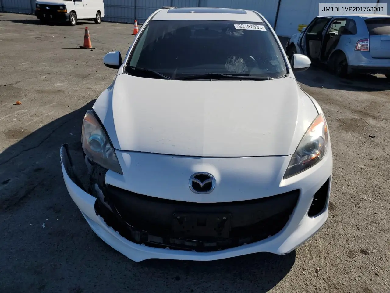 2013 Mazda 3 I VIN: JM1BL1VP2D1763083 Lot: 62792095