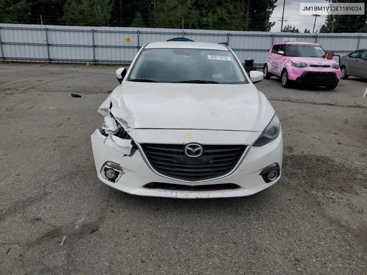 2014 Mazda 3 Touring VIN: JM1BM1V33E1189024 Lot: 56371915