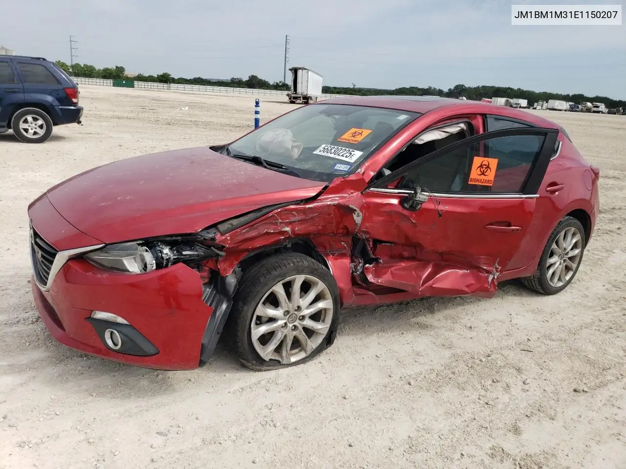 2014 Mazda 3 Grand Touring VIN: JM1BM1M31E1150207 Lot: 56830225