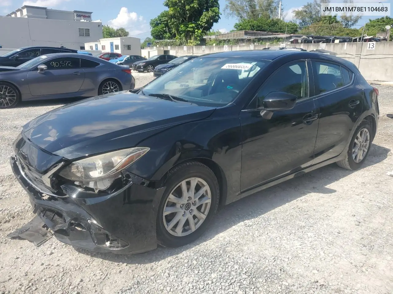 2014 Mazda 3 Grand Touring VIN: JM1BM1M78E1104683 Lot: 56860055