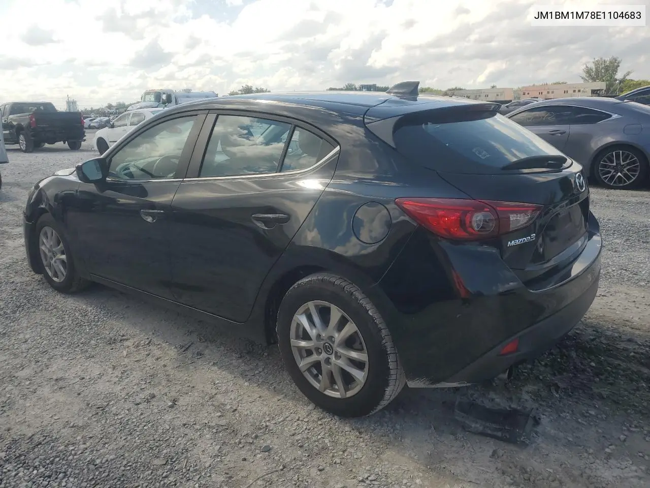 2014 Mazda 3 Grand Touring VIN: JM1BM1M78E1104683 Lot: 56860055