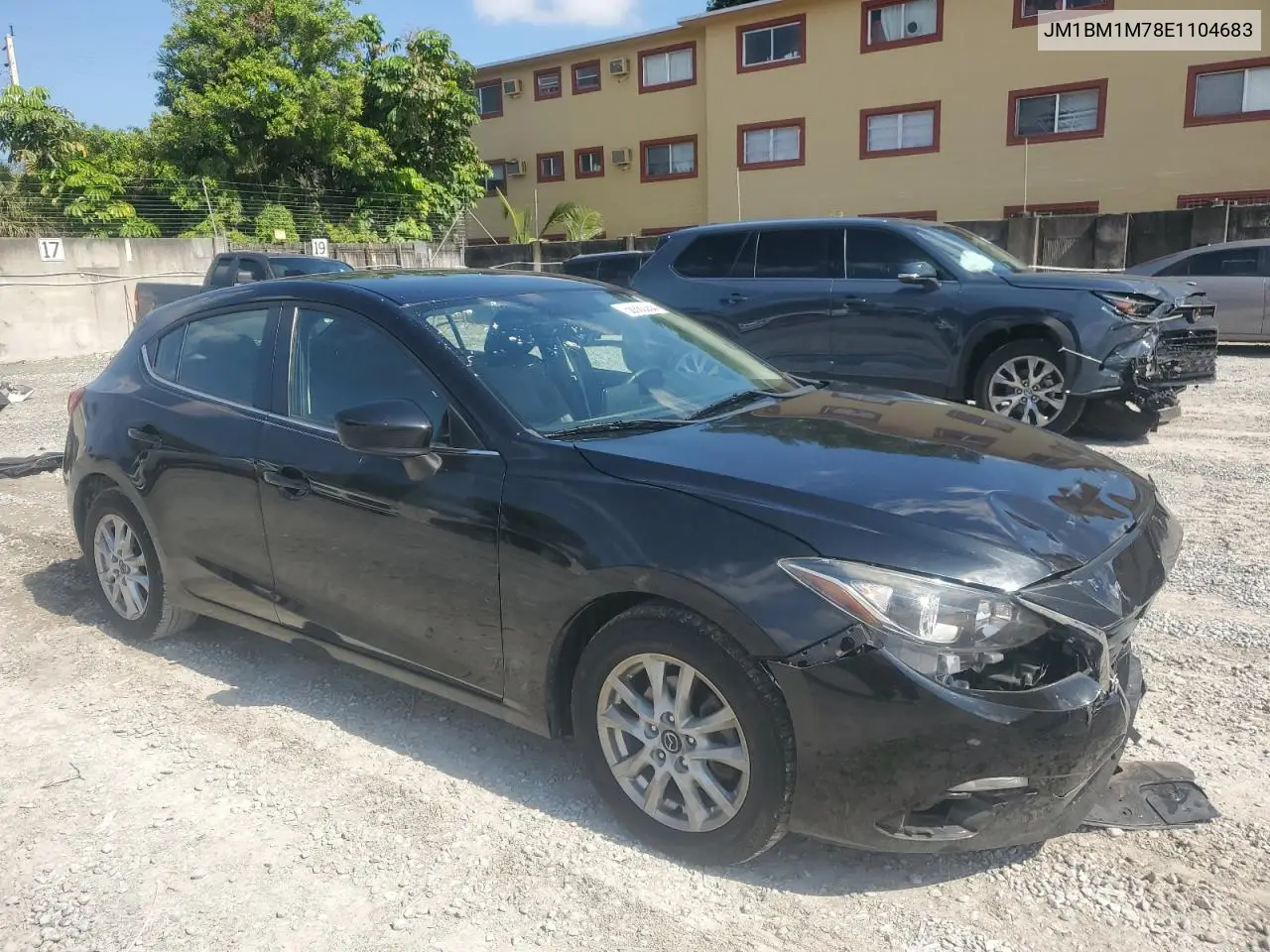 2014 Mazda 3 Grand Touring VIN: JM1BM1M78E1104683 Lot: 56860055