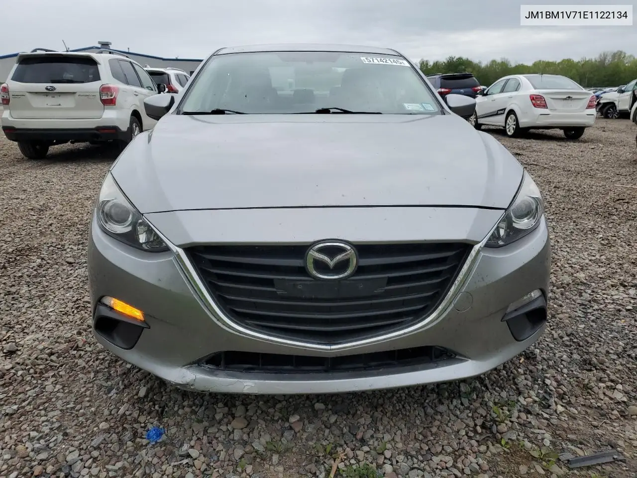 2014 Mazda 3 Touring VIN: JM1BM1V71E1122134 Lot: 57142145