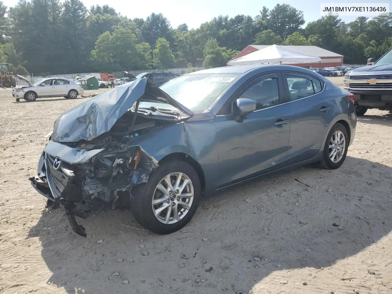 2014 Mazda 3 Touring VIN: JM1BM1V7XE1136436 Lot: 62712855