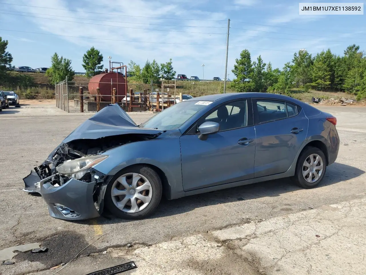 2014 Mazda 3 Sport VIN: JM1BM1U7XE1138592 Lot: 62738315
