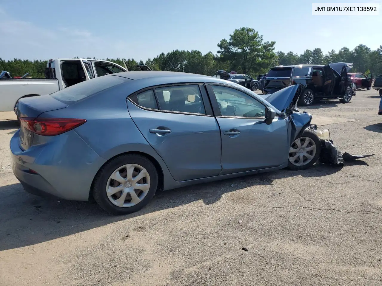 2014 Mazda 3 Sport VIN: JM1BM1U7XE1138592 Lot: 62738315