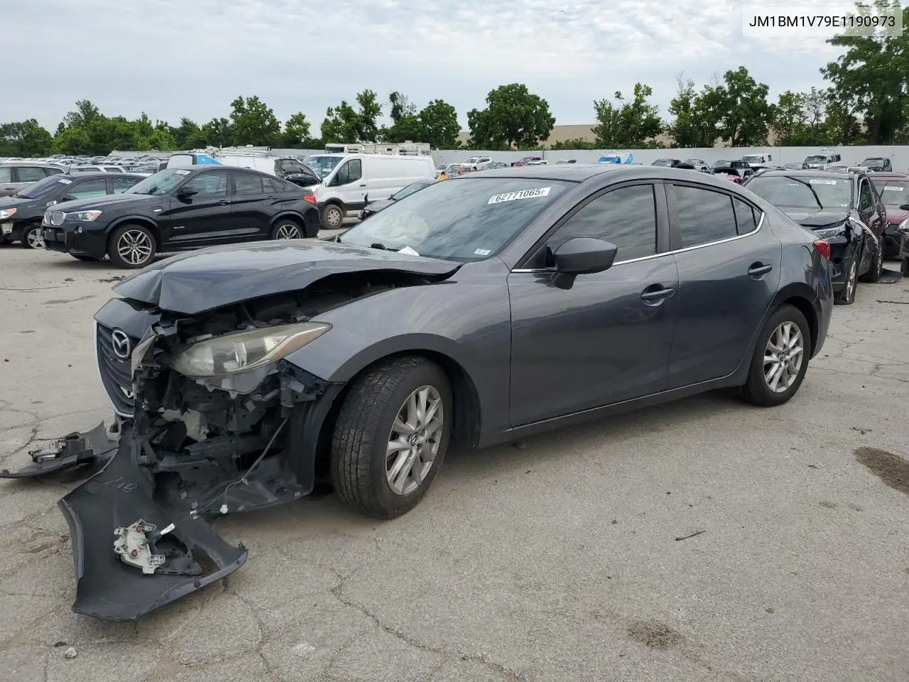 2014 Mazda 3 Touring VIN: JM1BM1V79E1190973 Lot: 62771065