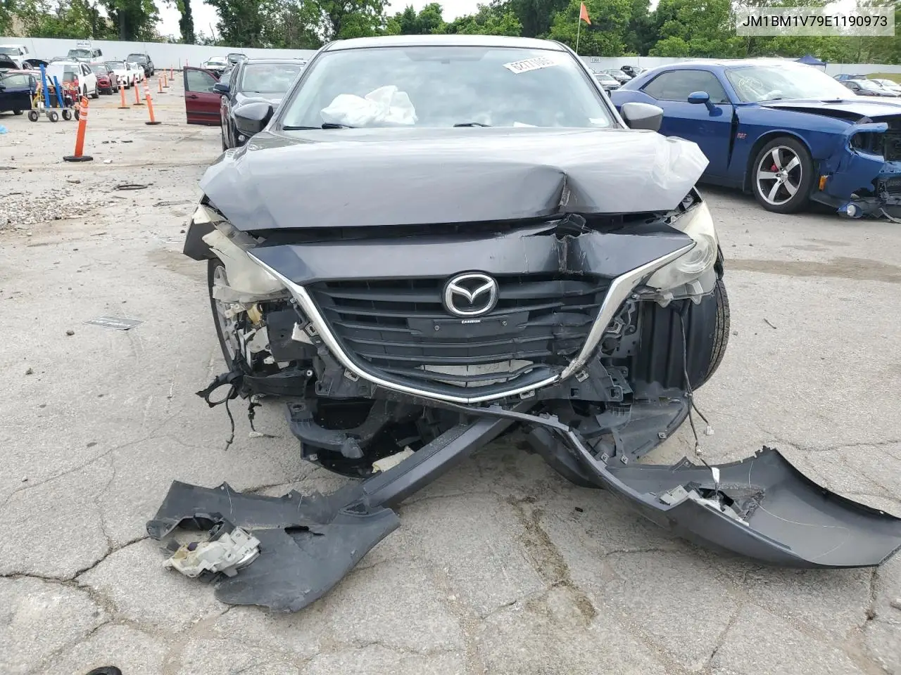 2014 Mazda 3 Touring VIN: JM1BM1V79E1190973 Lot: 62771065