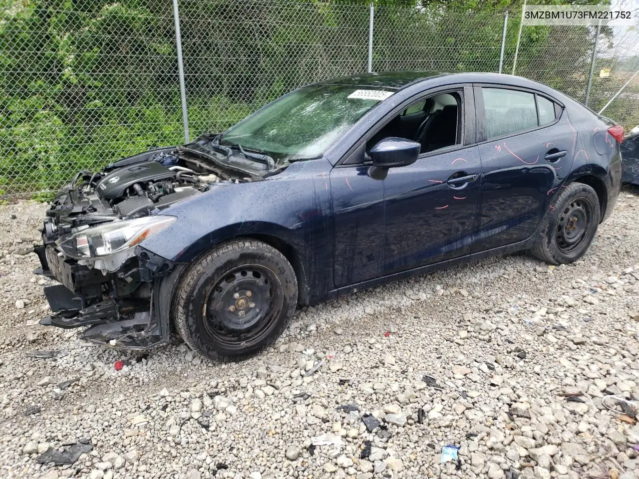 2015 Mazda 3 Sport VIN: 3MZBM1U73FM221752 Lot: 56552005