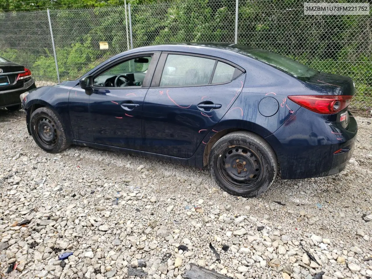 2015 Mazda 3 Sport VIN: 3MZBM1U73FM221752 Lot: 56552005
