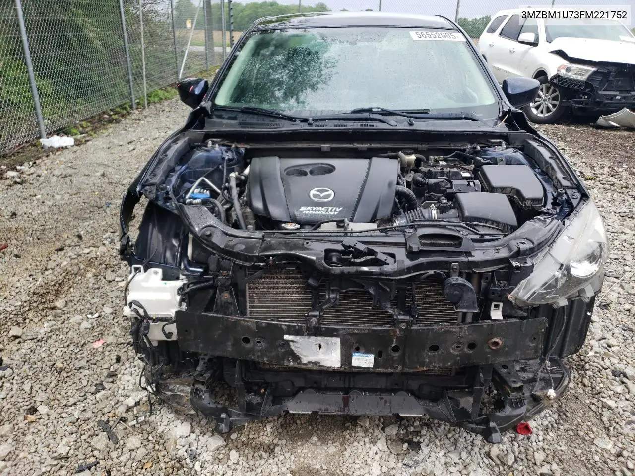 2015 Mazda 3 Sport VIN: 3MZBM1U73FM221752 Lot: 56552005