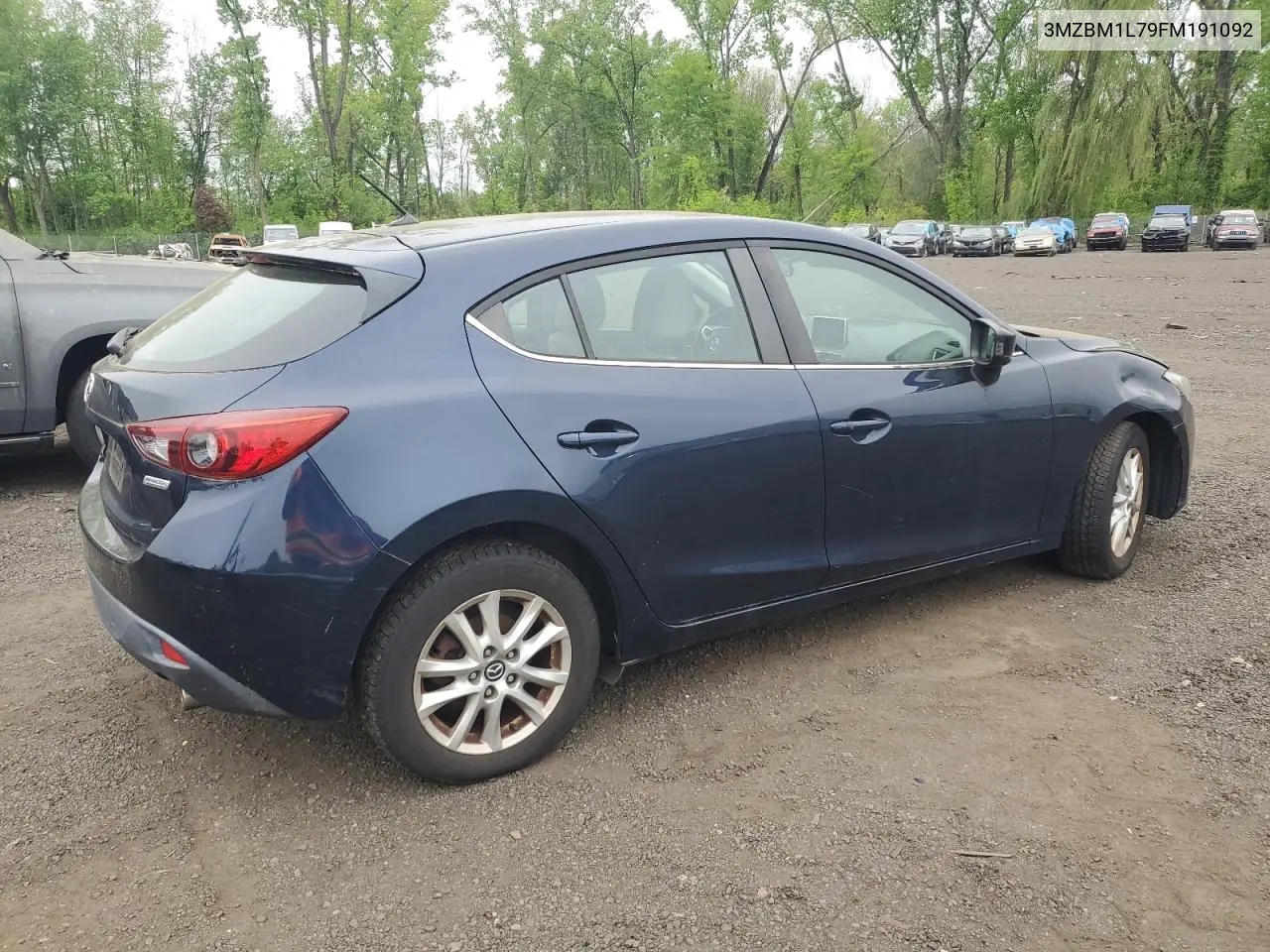 2015 Mazda 3 Touring VIN: 3MZBM1L79FM191092 Lot: 56698985