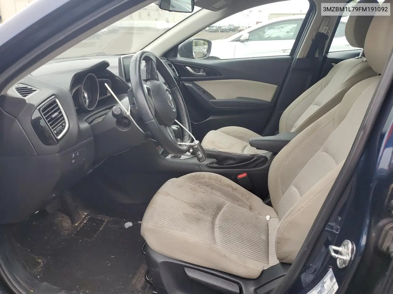 2015 Mazda 3 Touring VIN: 3MZBM1L79FM191092 Lot: 56698985
