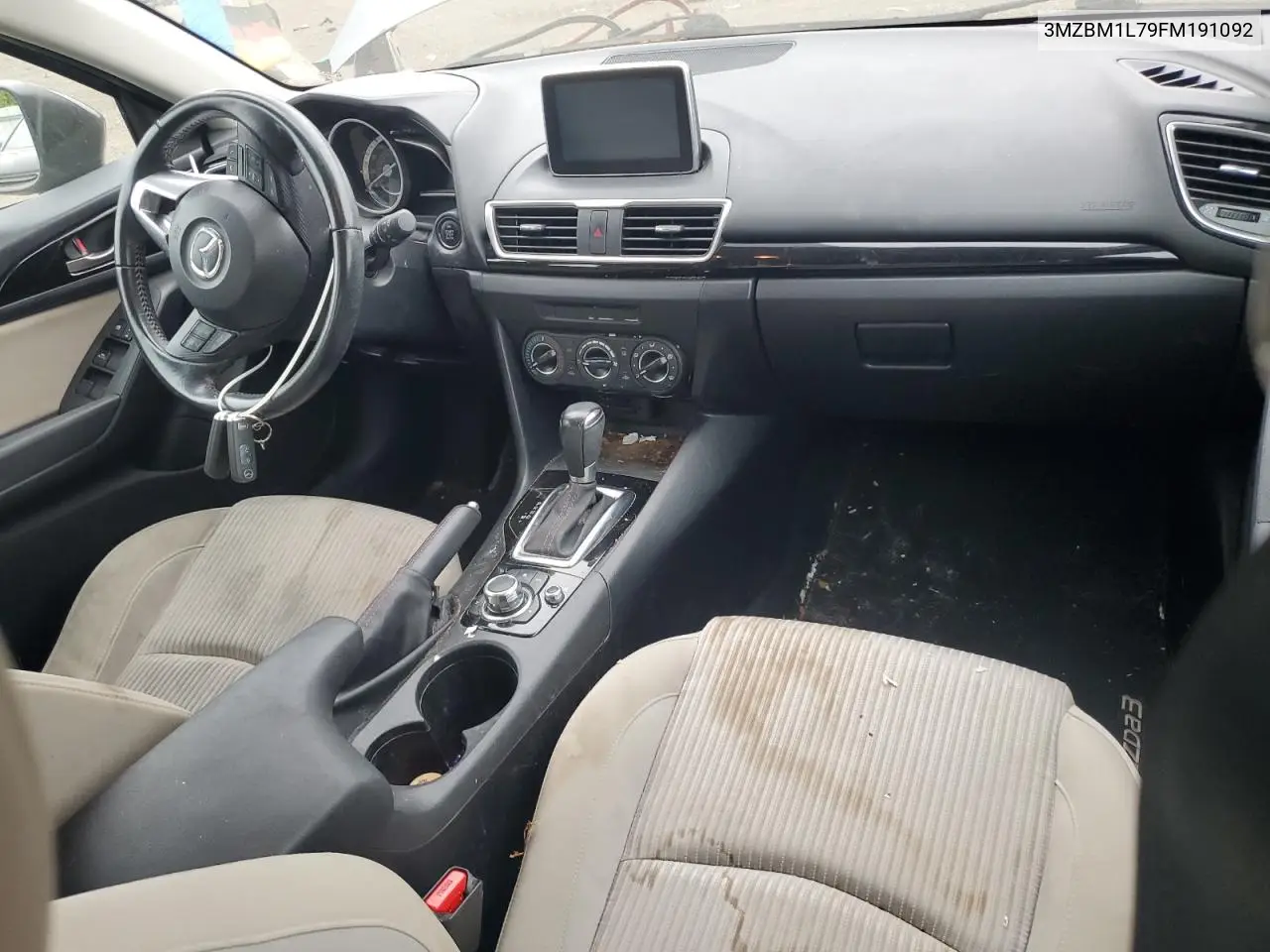 2015 Mazda 3 Touring VIN: 3MZBM1L79FM191092 Lot: 56698985
