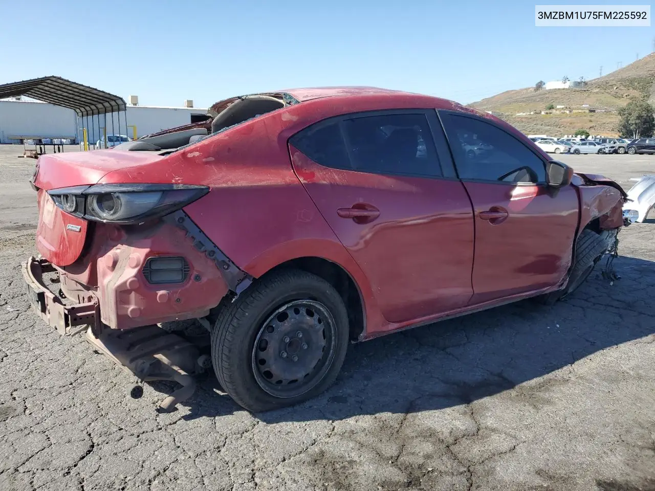 2015 Mazda 3 Sport VIN: 3MZBM1U75FM225592 Lot: 56912775