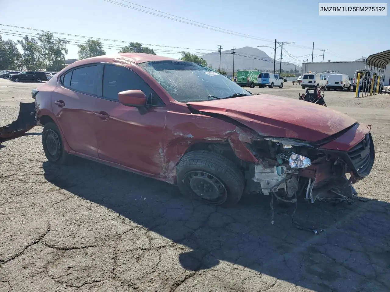 2015 Mazda 3 Sport VIN: 3MZBM1U75FM225592 Lot: 56912775