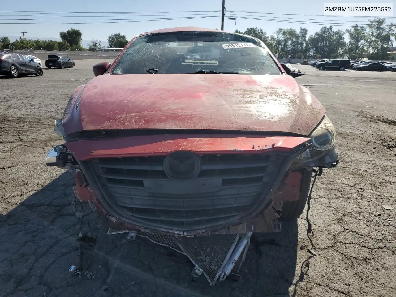 2015 Mazda 3 Sport VIN: 3MZBM1U75FM225592 Lot: 56912775