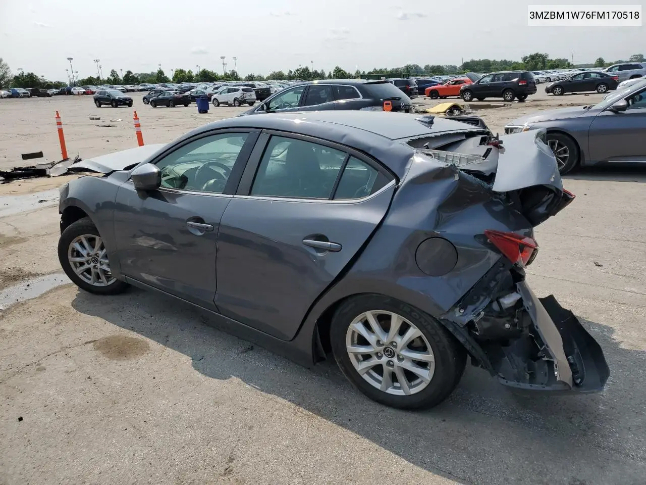 2015 Mazda 3 Grand Touring VIN: 3MZBM1W76FM170518 Lot: 59059415