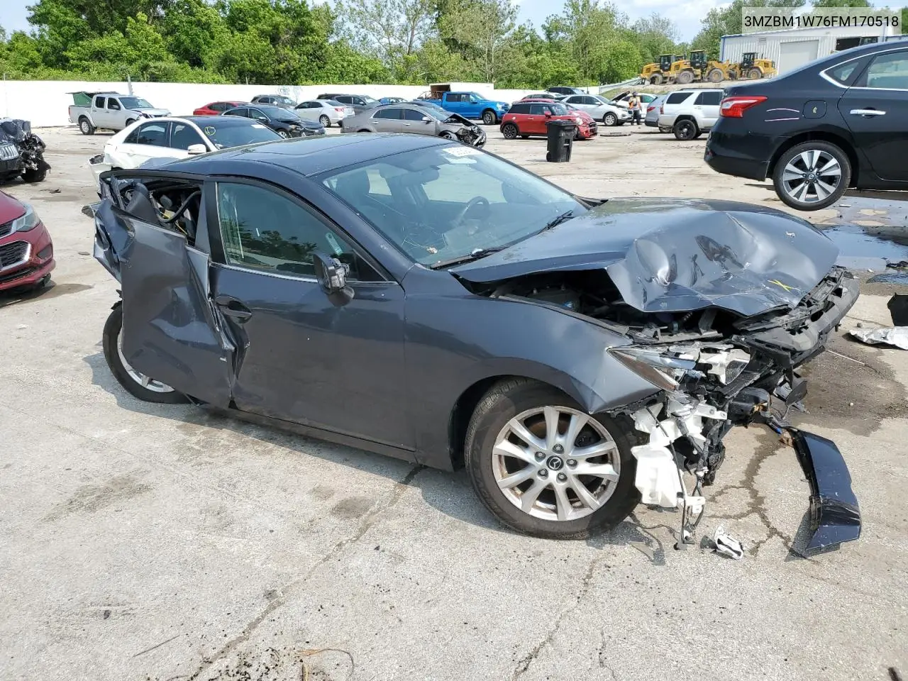 2015 Mazda 3 Grand Touring VIN: 3MZBM1W76FM170518 Lot: 59059415
