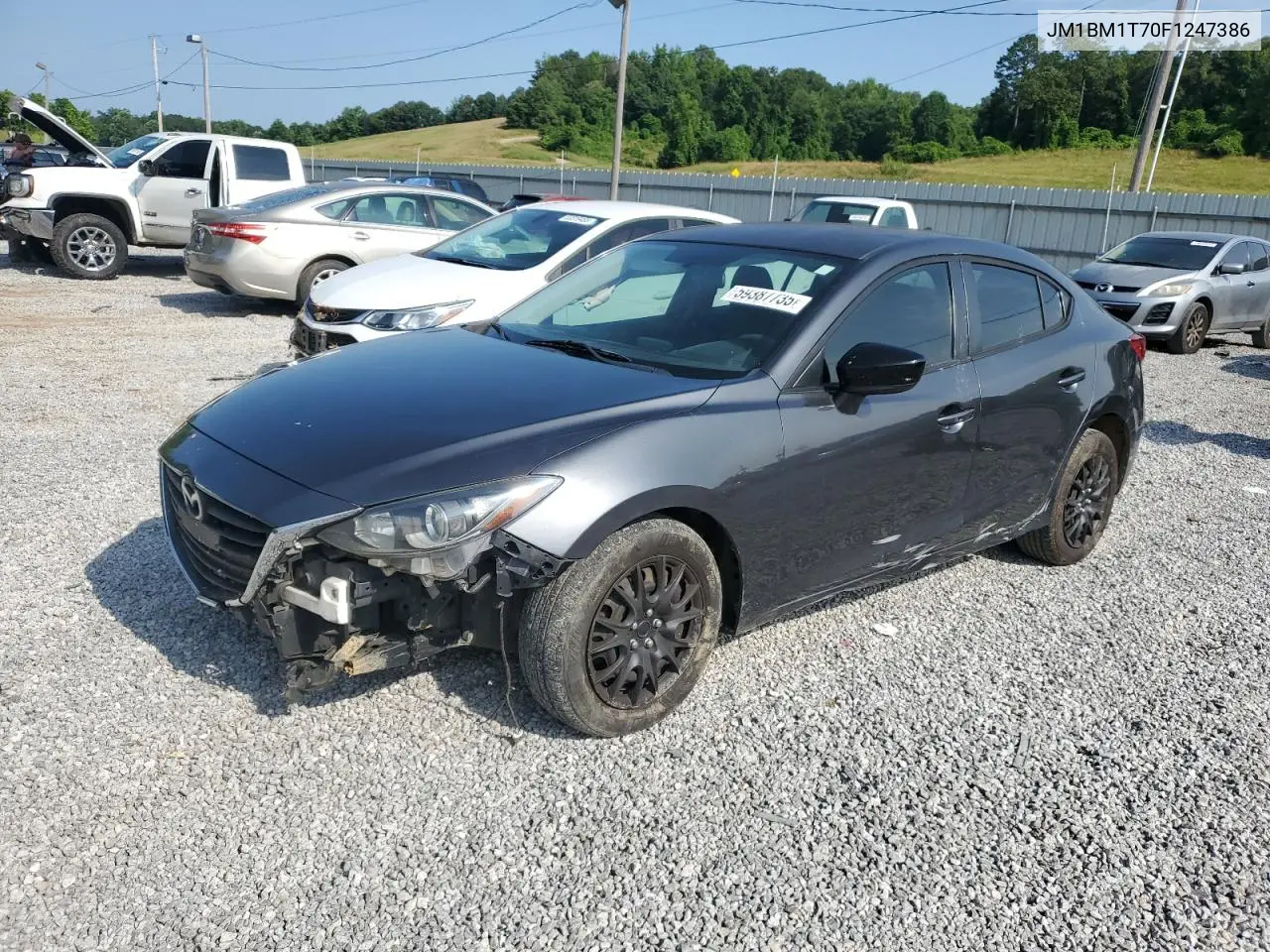 2015 Mazda 3 Sv VIN: JM1BM1T70F1247386 Lot: 59387735