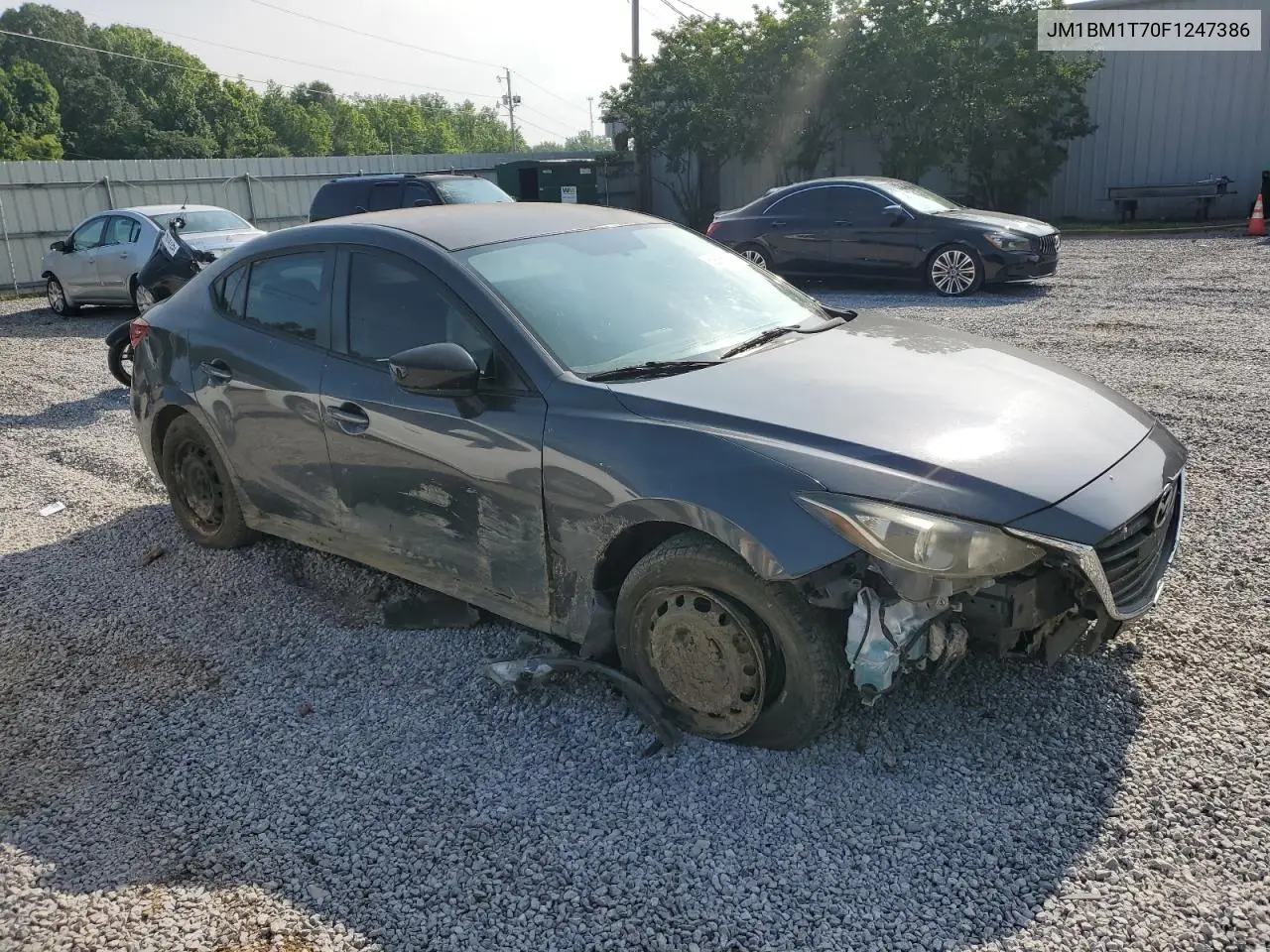 2015 Mazda 3 Sv VIN: JM1BM1T70F1247386 Lot: 59387735