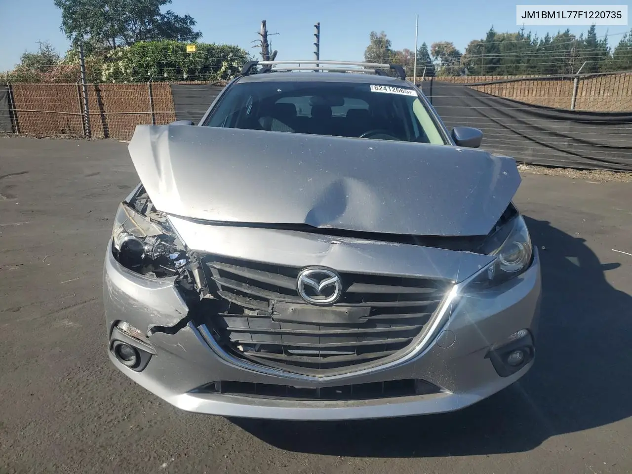 2015 Mazda 3 Touring VIN: JM1BM1L77F1220735 Lot: 62412665