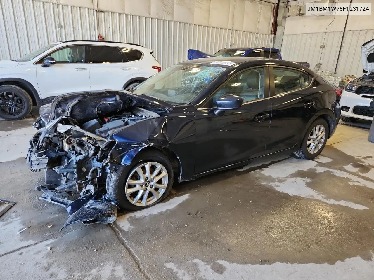 2015 Mazda 3 Grand Touring VIN: JM1BM1W78F1231724 Lot: 62470915
