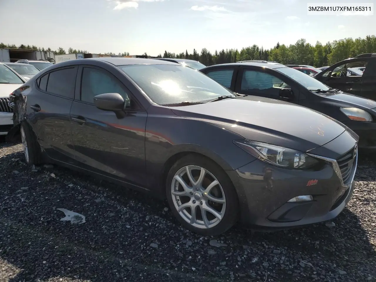 2015 Mazda 3 Sport VIN: 3MZBM1U7XFM165311 Lot: 62645255