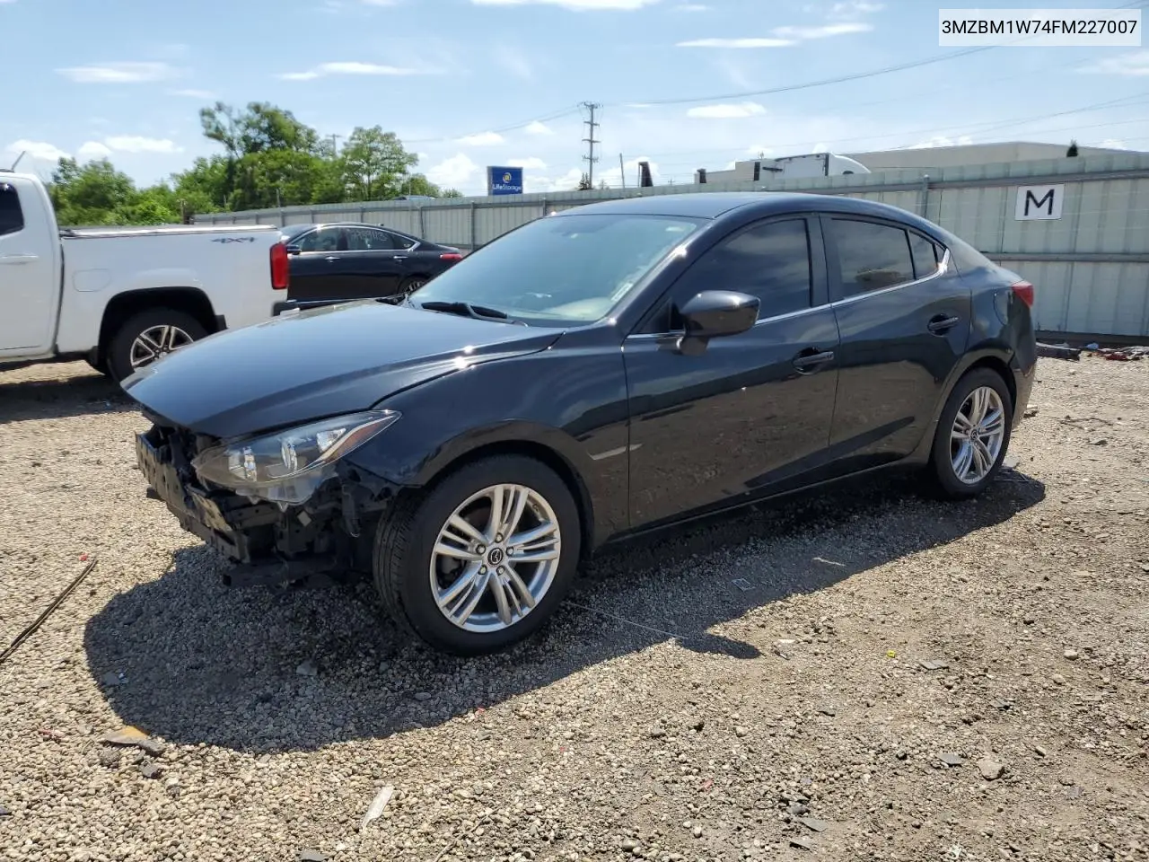 2015 Mazda 3 Grand Touring VIN: 3MZBM1W74FM227007 Lot: 62670375