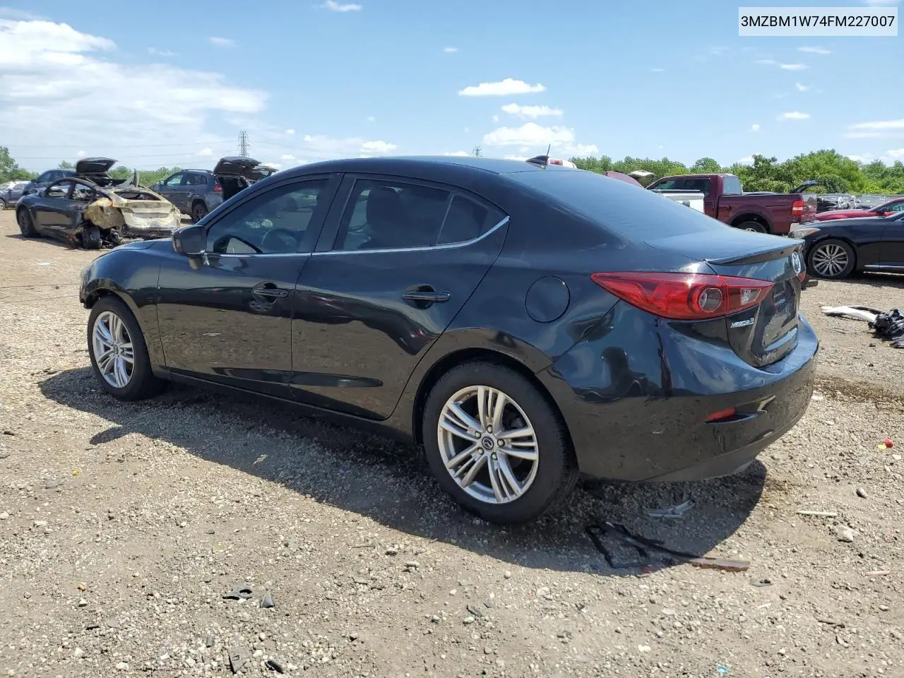 2015 Mazda 3 Grand Touring VIN: 3MZBM1W74FM227007 Lot: 62670375