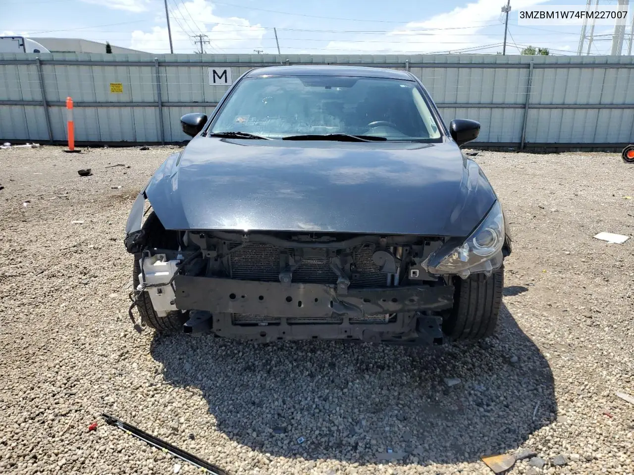 2015 Mazda 3 Grand Touring VIN: 3MZBM1W74FM227007 Lot: 62670375