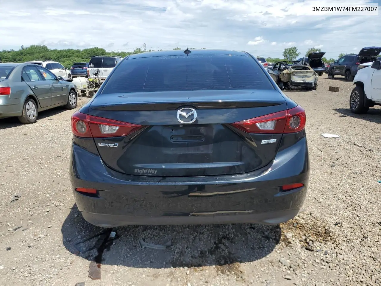 2015 Mazda 3 Grand Touring VIN: 3MZBM1W74FM227007 Lot: 62670375