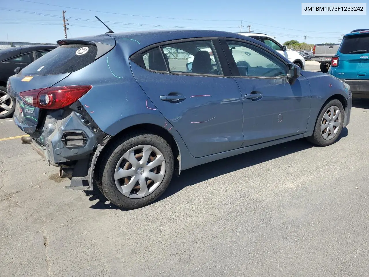 2015 Mazda 3 Sport VIN: JM1BM1K73F1233242 Lot: 62766135