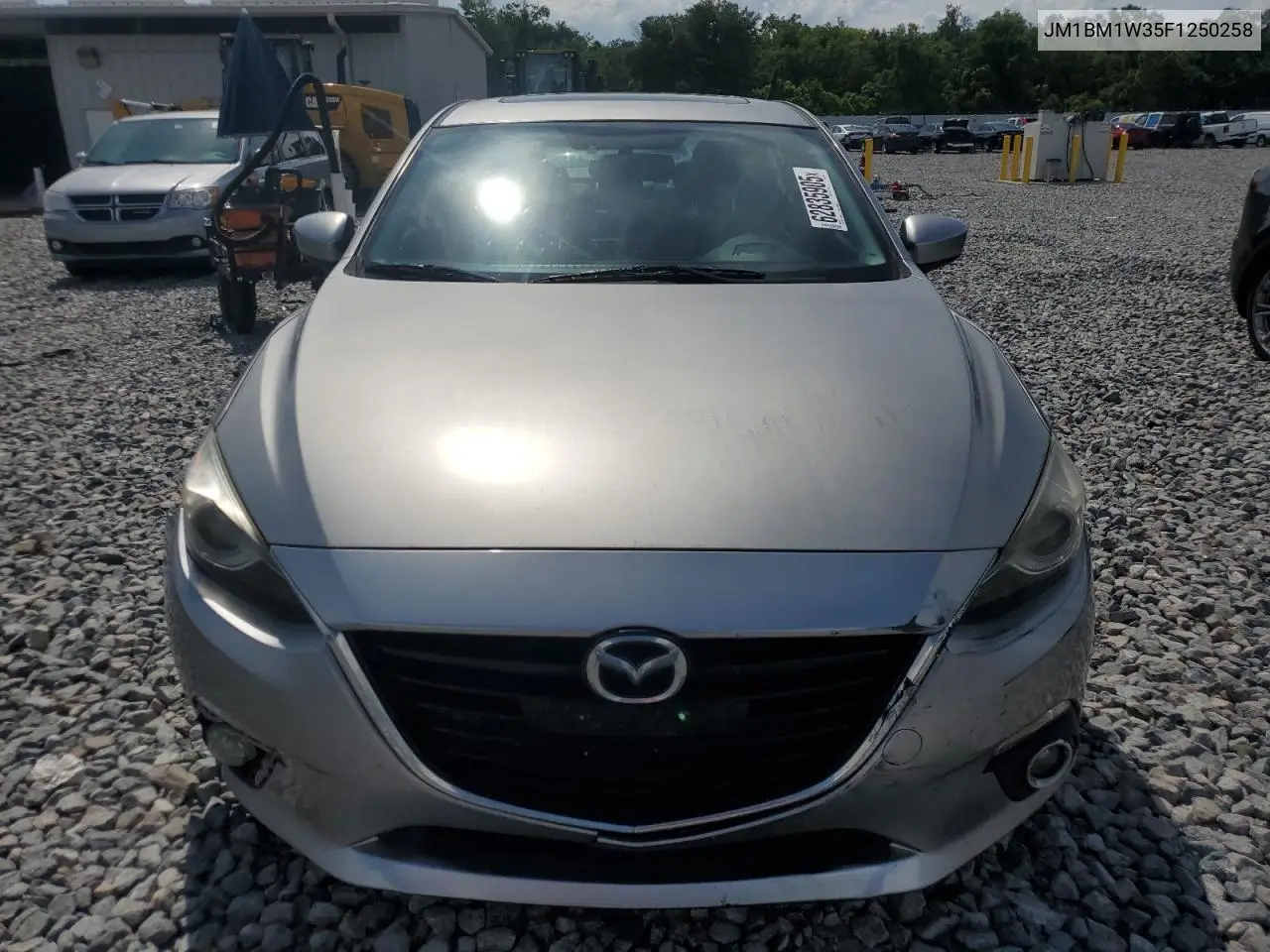 2015 Mazda 3 Grand Touring VIN: JM1BM1W35F1250258 Lot: 62835905