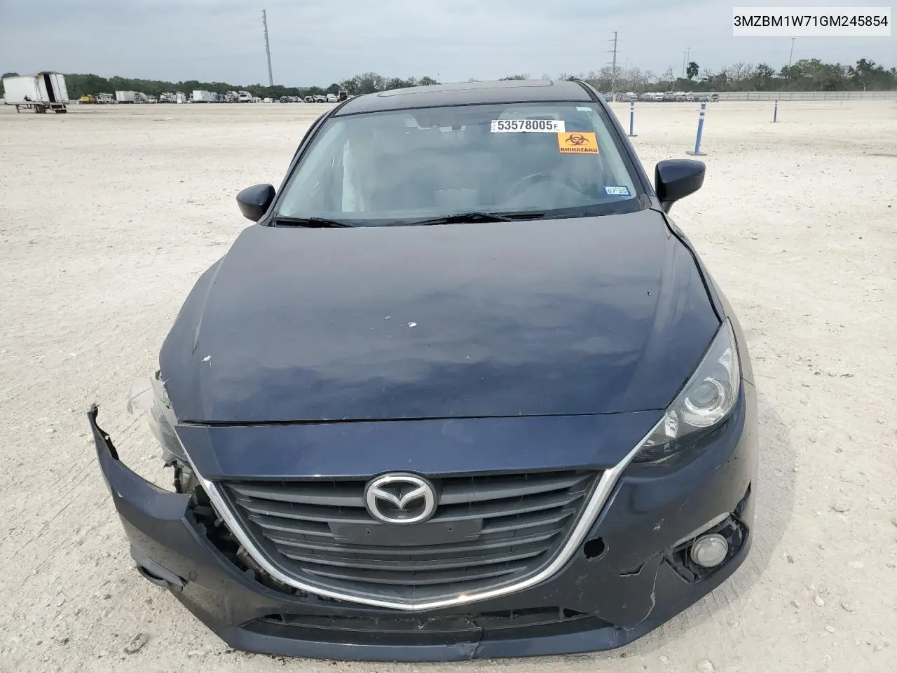 2016 Mazda 3 Touring VIN: 3MZBM1W71GM245854 Lot: 53578005
