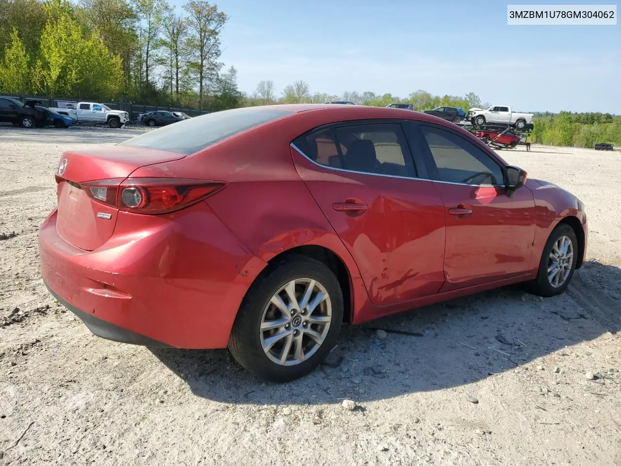 2016 Mazda 3 Sport VIN: 3MZBM1U78GM304062 Lot: 56169325