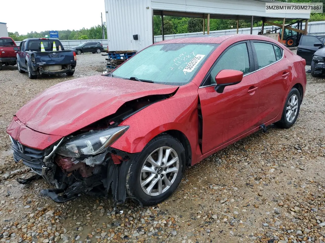 2016 Mazda 3 Touring VIN: 3MZBM1W73GM271887 Lot: 56525755