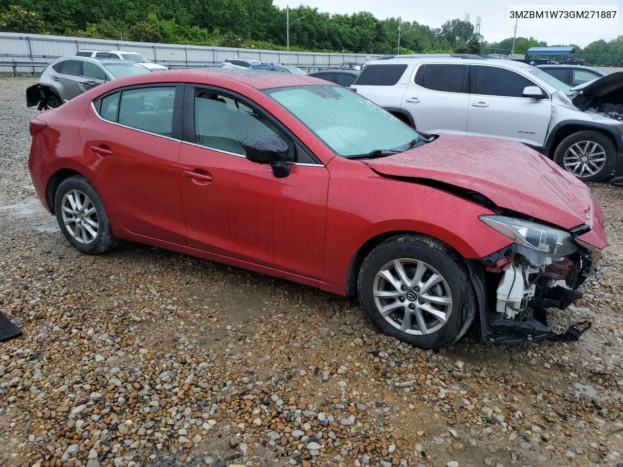 2016 Mazda 3 Touring VIN: 3MZBM1W73GM271887 Lot: 56525755