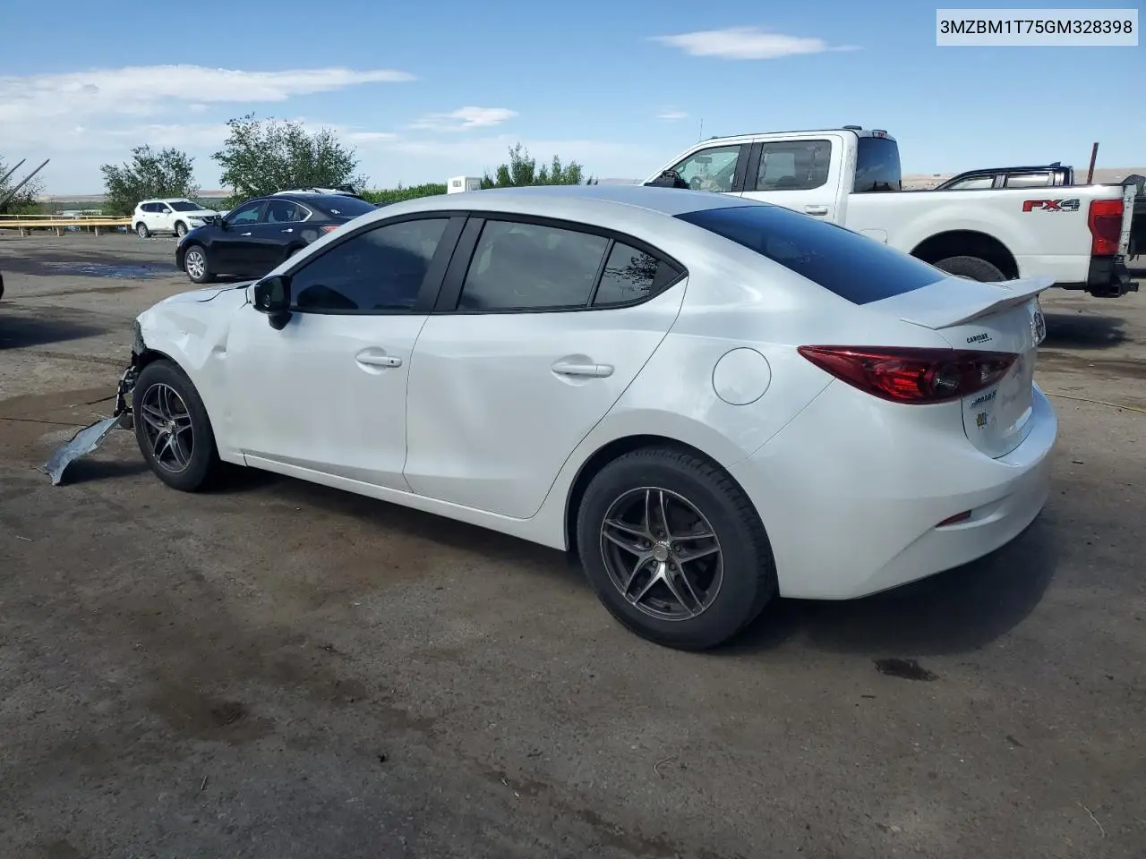 2016 Mazda 3 Sport VIN: 3MZBM1T75GM328398 Lot: 56719015