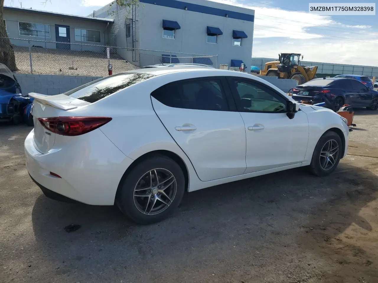 2016 Mazda 3 Sport VIN: 3MZBM1T75GM328398 Lot: 56719015