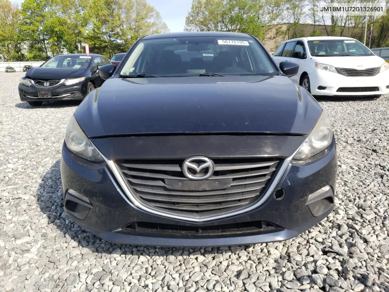 2016 Mazda 3 Sport VIN: JM1BM1U72G1326901 Lot: 56770195