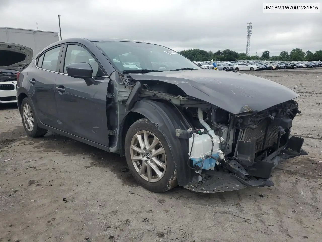 2016 Mazda 3 Touring VIN: JM1BM1W70G1281616 Lot: 56820715