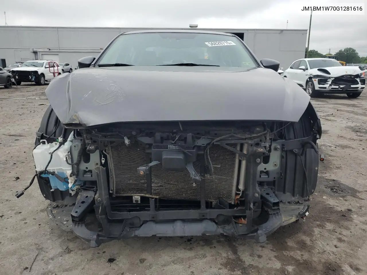 2016 Mazda 3 Touring VIN: JM1BM1W70G1281616 Lot: 56820715