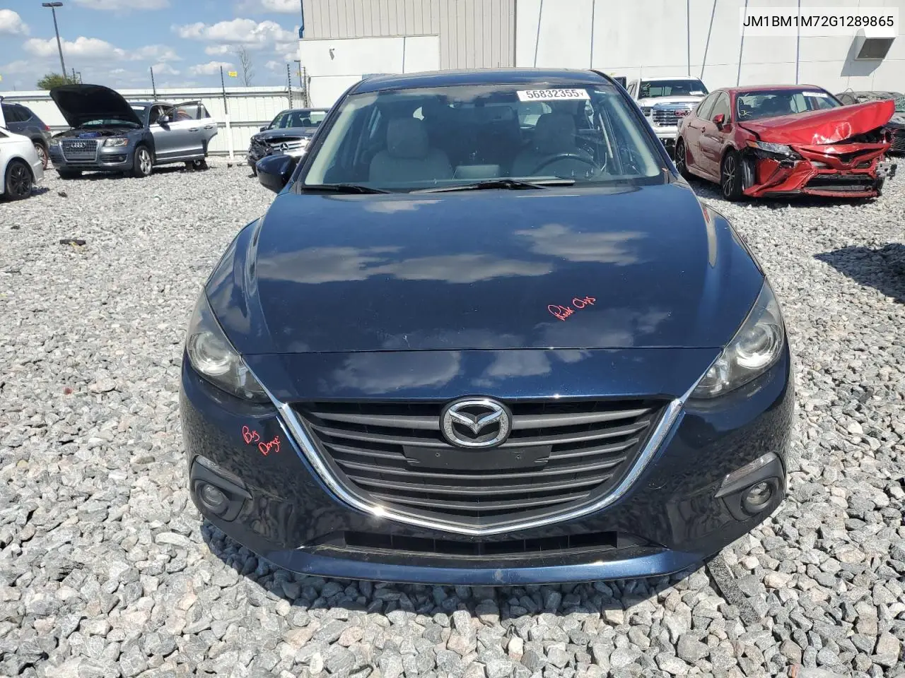 2016 Mazda 3 Touring VIN: JM1BM1M72G1289865 Lot: 56832355