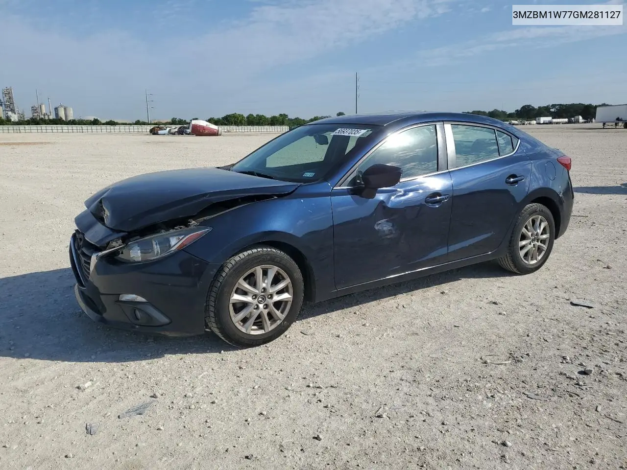 2016 Mazda 3 Touring VIN: 3MZBM1W77GM281127 Lot: 56937035